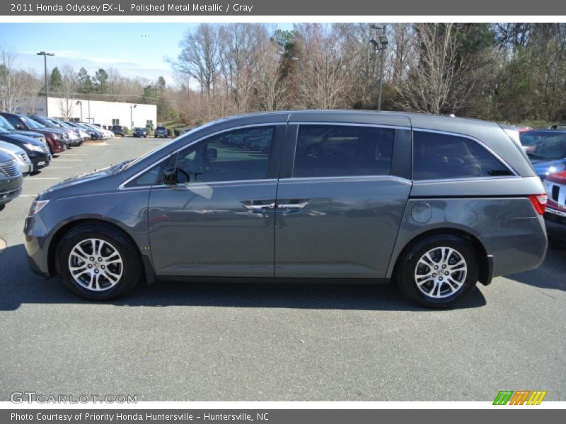 Polished Metal Metallic / Gray 2011 Honda Odyssey EX-L