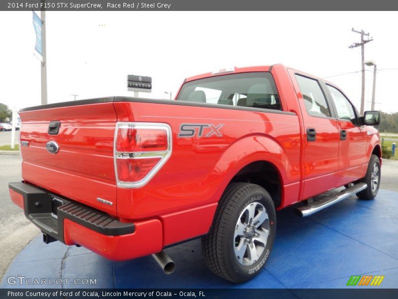 Race Red / Steel Grey 2014 Ford F150 STX SuperCrew