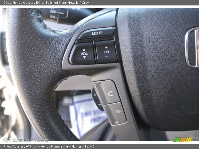Polished Metal Metallic / Gray 2011 Honda Odyssey EX-L