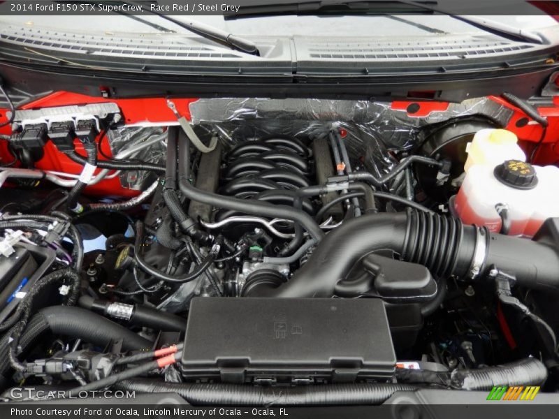  2014 F150 STX SuperCrew Engine - 5.0 Liter Flex-Fuel DOHC 32-Valve Ti-VCT V8