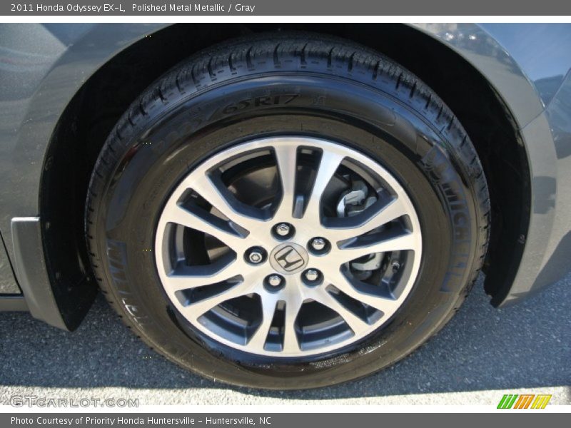 Polished Metal Metallic / Gray 2011 Honda Odyssey EX-L