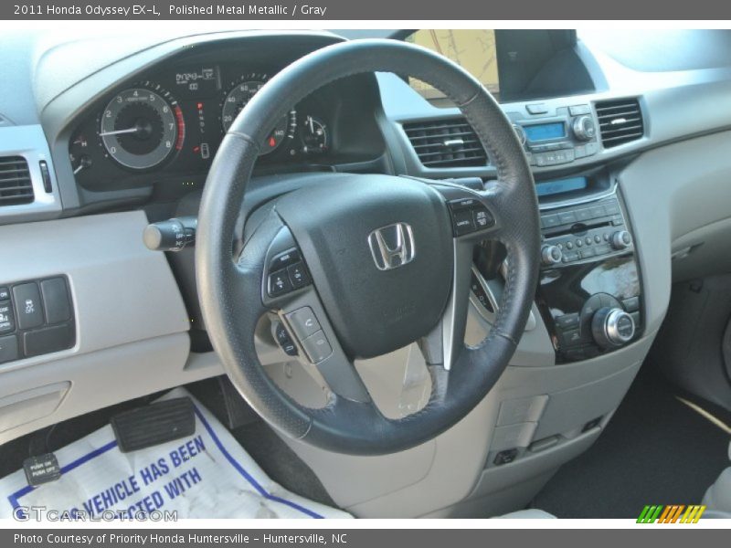 Polished Metal Metallic / Gray 2011 Honda Odyssey EX-L