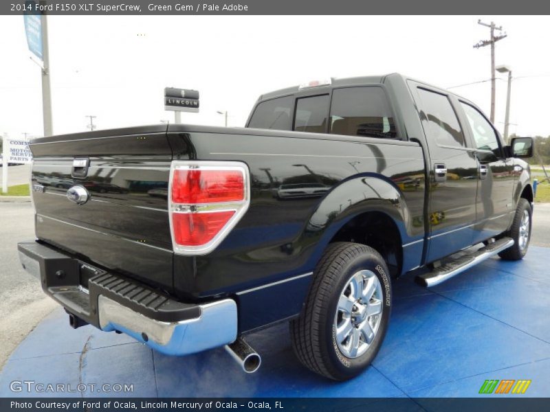 Green Gem / Pale Adobe 2014 Ford F150 XLT SuperCrew