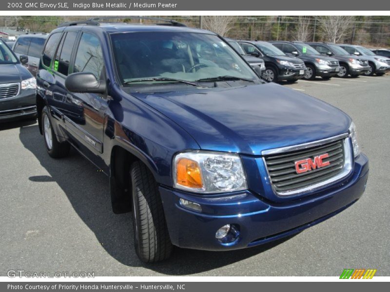 Indigo Blue Metallic / Medium Pewter 2002 GMC Envoy SLE