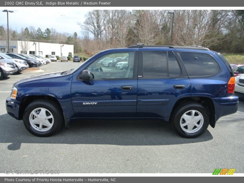Indigo Blue Metallic / Medium Pewter 2002 GMC Envoy SLE