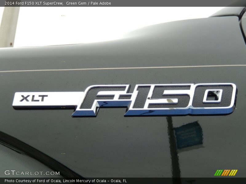 Green Gem / Pale Adobe 2014 Ford F150 XLT SuperCrew