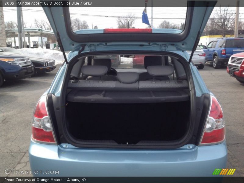 Ice Blue / Gray 2009 Hyundai Accent GS 3 Door