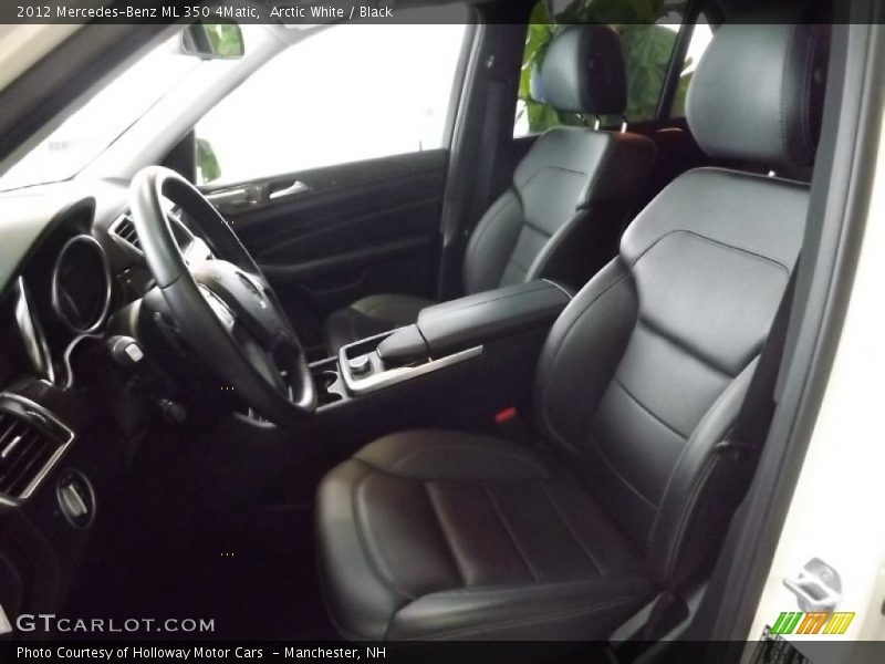 Arctic White / Black 2012 Mercedes-Benz ML 350 4Matic
