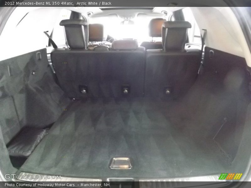 Arctic White / Black 2012 Mercedes-Benz ML 350 4Matic