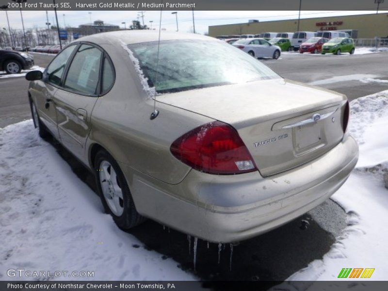 Harvest Gold Metallic / Medium Parchment 2001 Ford Taurus SES