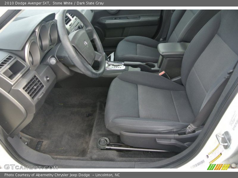 Stone White / Dark Slate Gray 2010 Dodge Avenger SXT