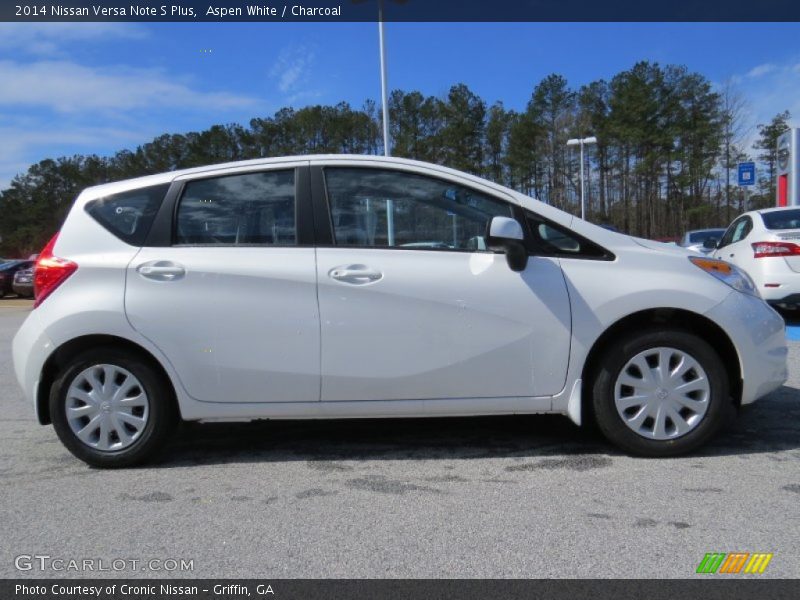 Aspen White / Charcoal 2014 Nissan Versa Note S Plus