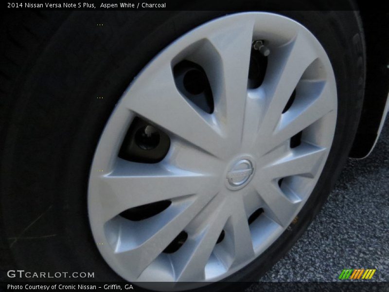 Aspen White / Charcoal 2014 Nissan Versa Note S Plus