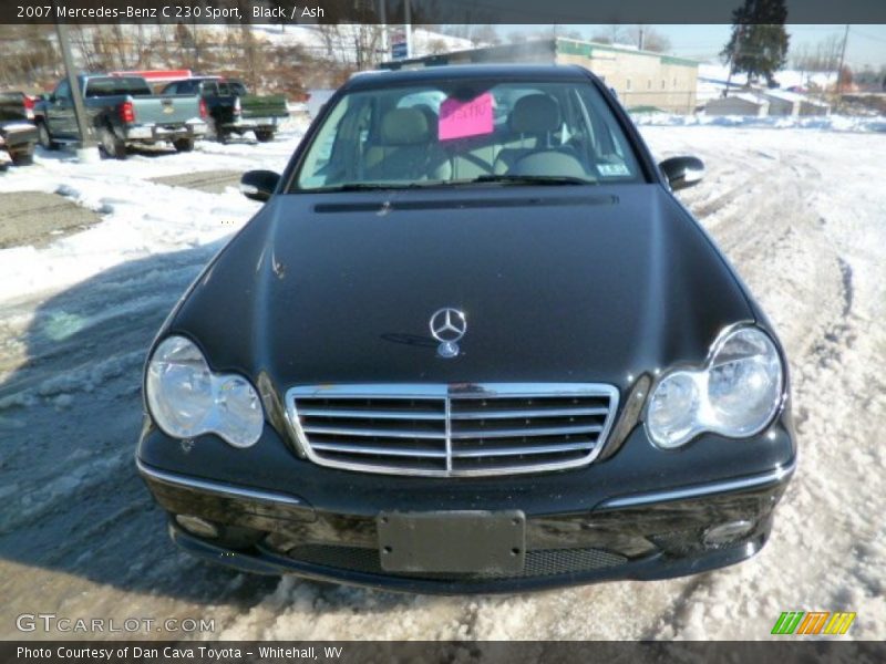 Black / Ash 2007 Mercedes-Benz C 230 Sport