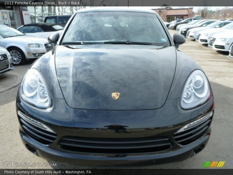 Black / Black 2013 Porsche Cayenne Diesel