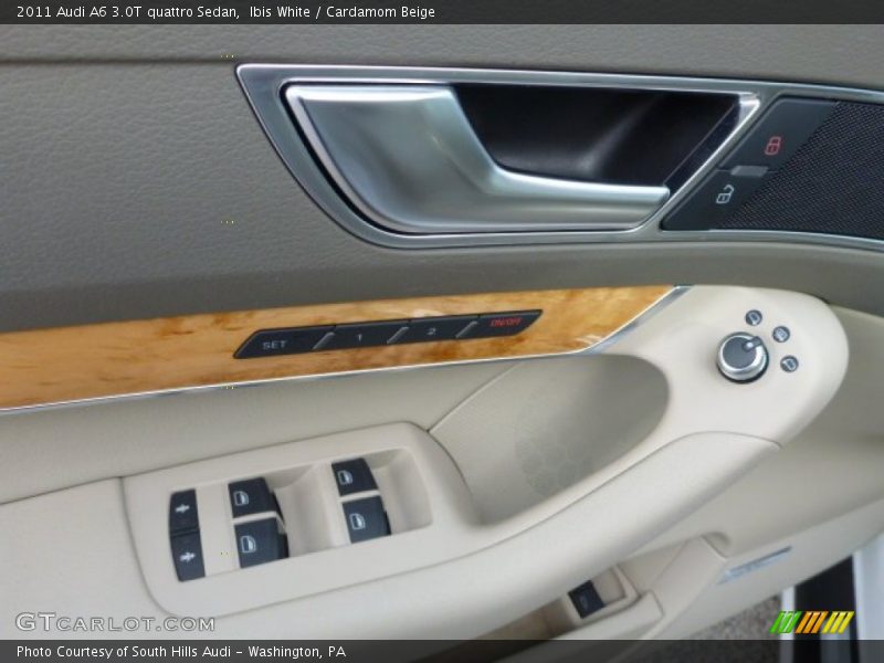 Ibis White / Cardamom Beige 2011 Audi A6 3.0T quattro Sedan