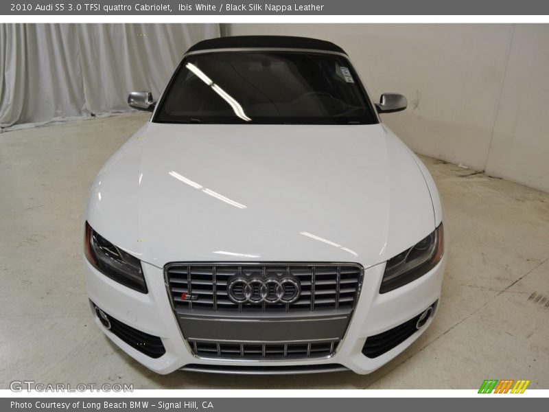 Ibis White / Black Silk Nappa Leather 2010 Audi S5 3.0 TFSI quattro Cabriolet