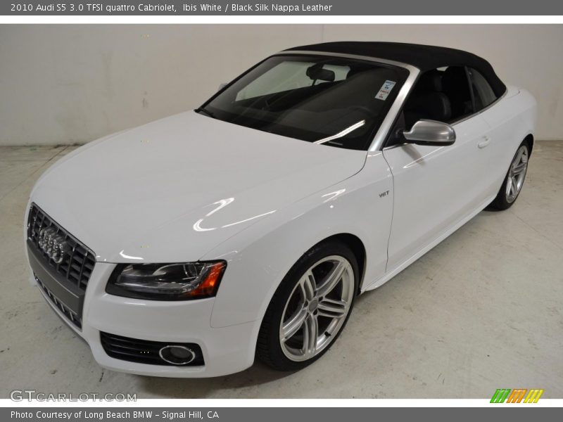 Ibis White / Black Silk Nappa Leather 2010 Audi S5 3.0 TFSI quattro Cabriolet