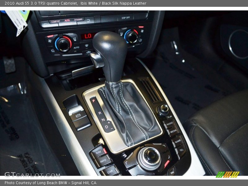 Ibis White / Black Silk Nappa Leather 2010 Audi S5 3.0 TFSI quattro Cabriolet
