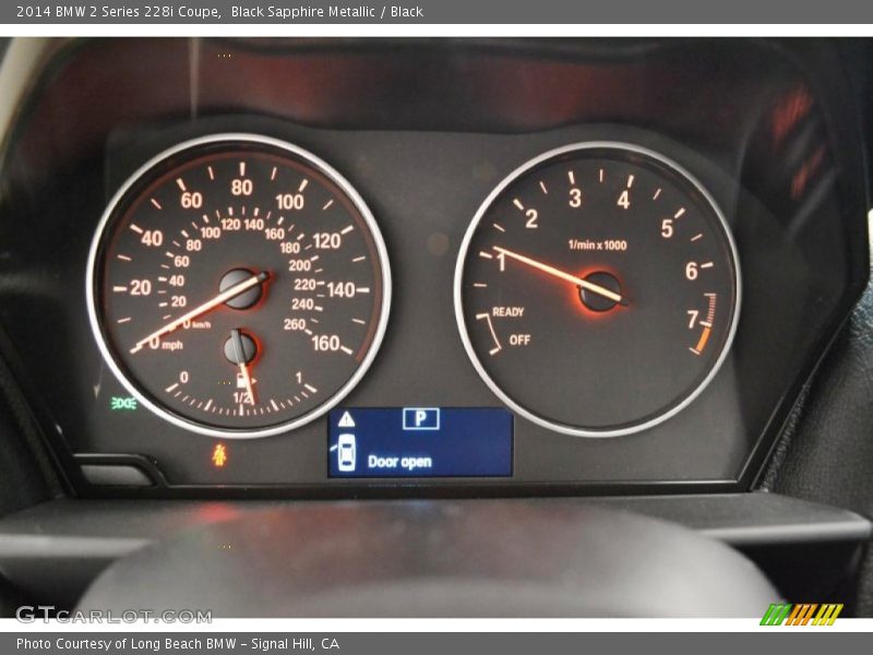 Black Sapphire Metallic / Black 2014 BMW 2 Series 228i Coupe
