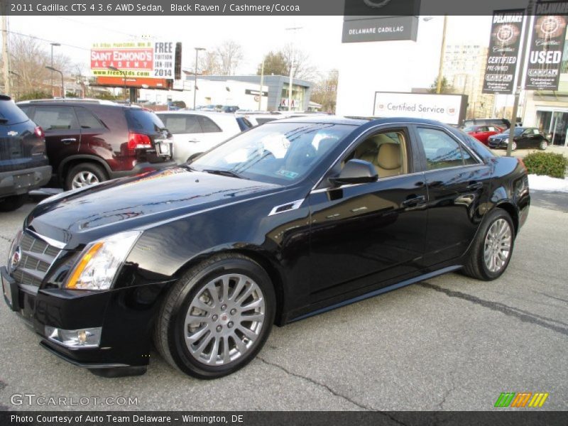 Black Raven / Cashmere/Cocoa 2011 Cadillac CTS 4 3.6 AWD Sedan
