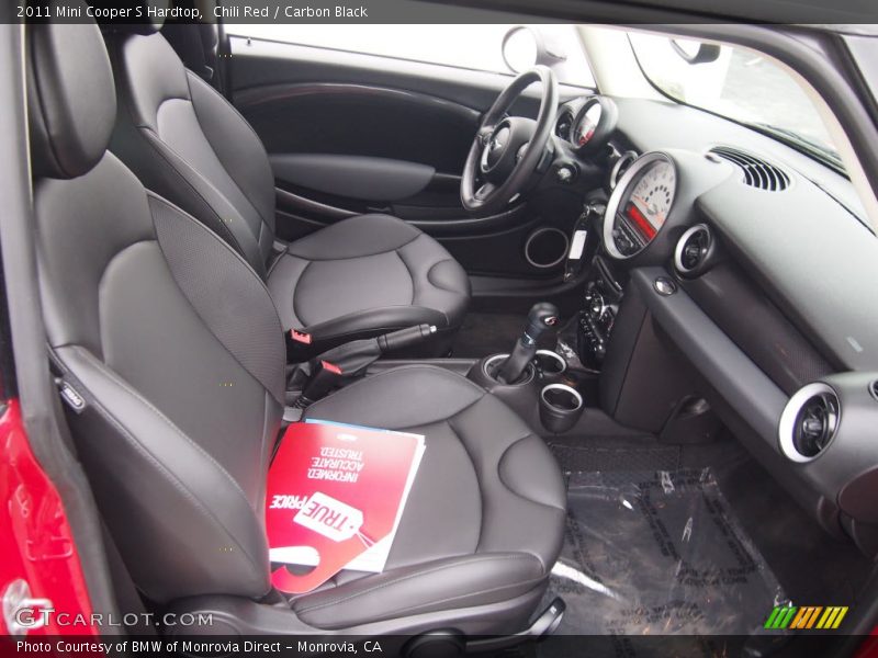 Chili Red / Carbon Black 2011 Mini Cooper S Hardtop