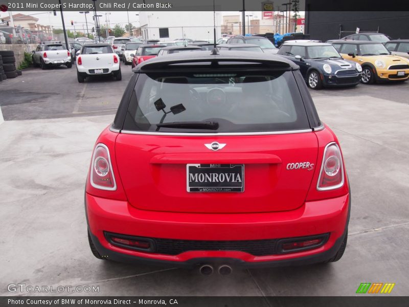 Chili Red / Carbon Black 2011 Mini Cooper S Hardtop