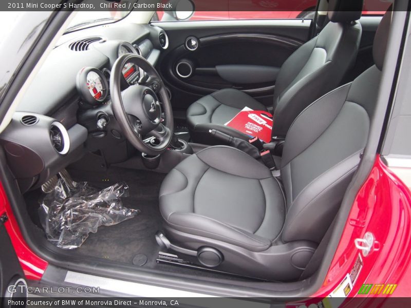 Chili Red / Carbon Black 2011 Mini Cooper S Hardtop