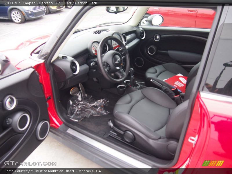 Chili Red / Carbon Black 2011 Mini Cooper S Hardtop