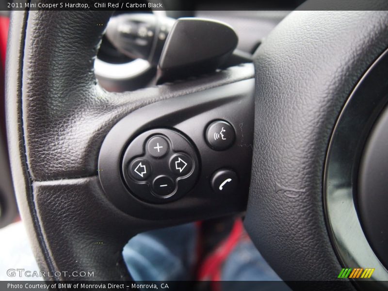 Chili Red / Carbon Black 2011 Mini Cooper S Hardtop