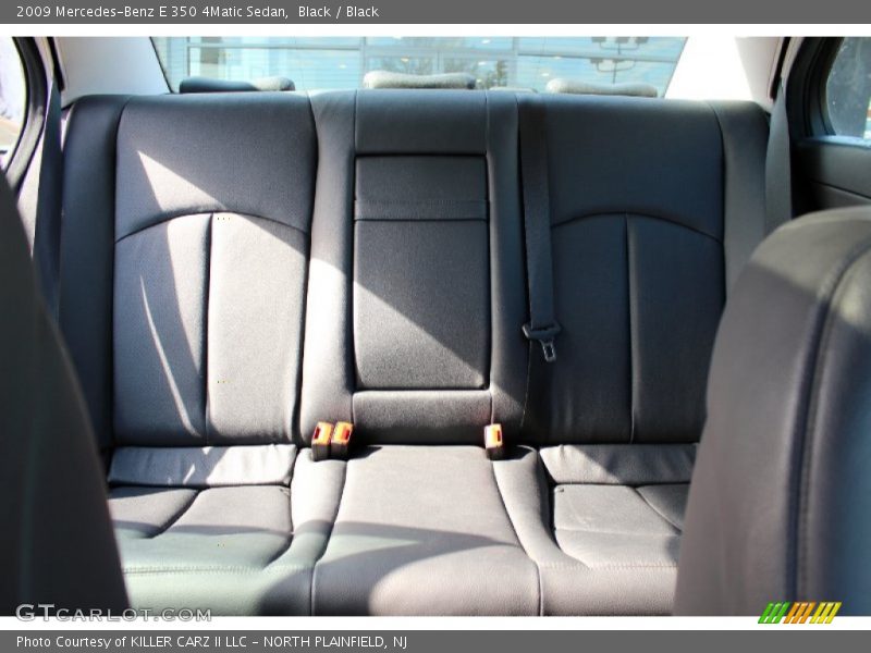 Black / Black 2009 Mercedes-Benz E 350 4Matic Sedan