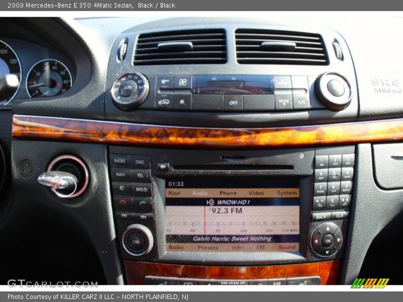 Black / Black 2009 Mercedes-Benz E 350 4Matic Sedan