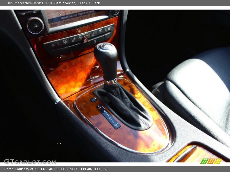 Black / Black 2009 Mercedes-Benz E 350 4Matic Sedan