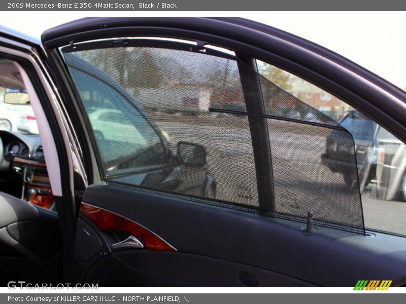 Black / Black 2009 Mercedes-Benz E 350 4Matic Sedan