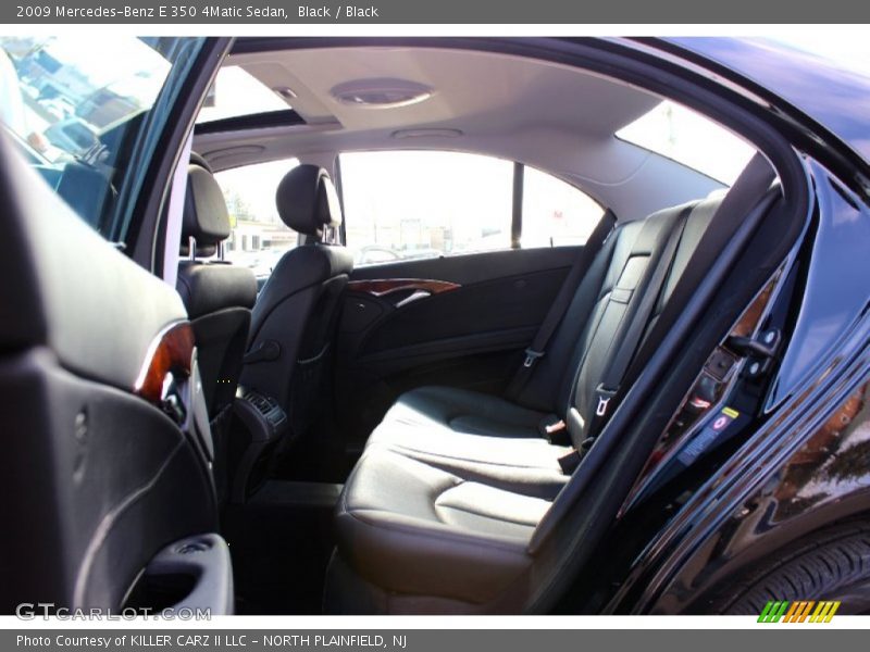 Black / Black 2009 Mercedes-Benz E 350 4Matic Sedan