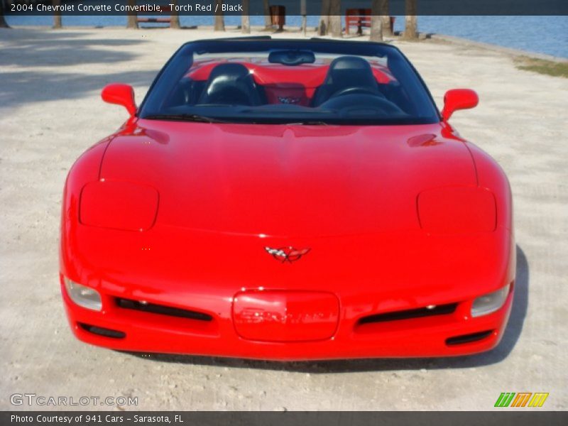 Torch Red / Black 2004 Chevrolet Corvette Convertible