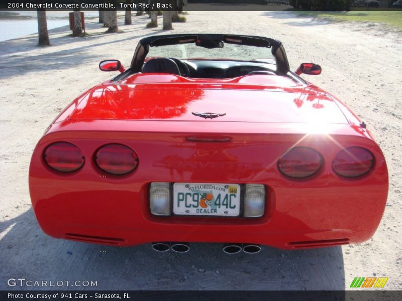Torch Red / Black 2004 Chevrolet Corvette Convertible