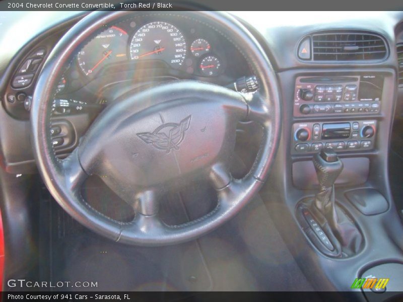 Torch Red / Black 2004 Chevrolet Corvette Convertible