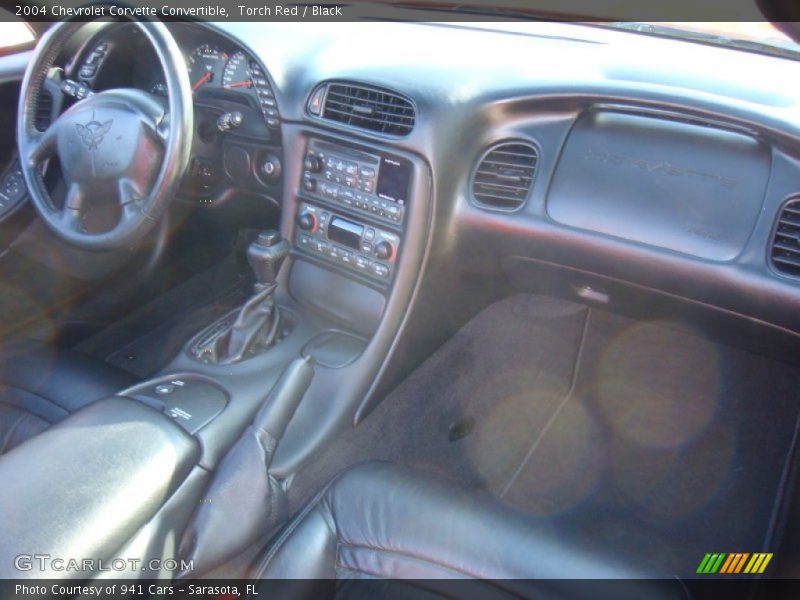 Torch Red / Black 2004 Chevrolet Corvette Convertible