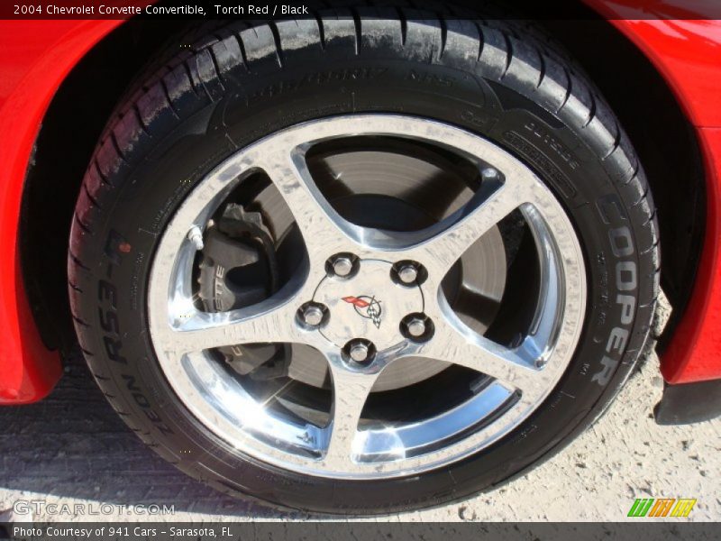 Torch Red / Black 2004 Chevrolet Corvette Convertible