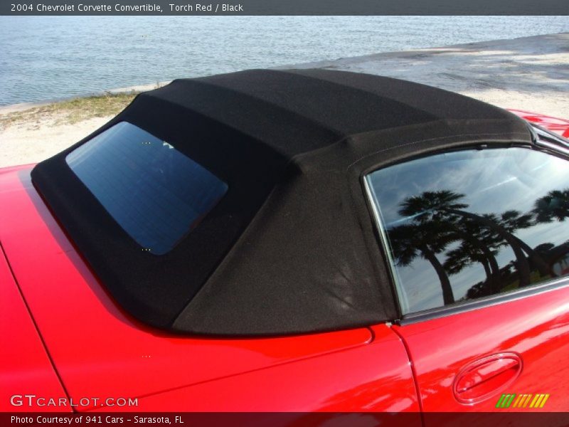 Torch Red / Black 2004 Chevrolet Corvette Convertible