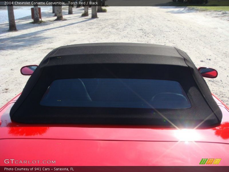 Torch Red / Black 2004 Chevrolet Corvette Convertible
