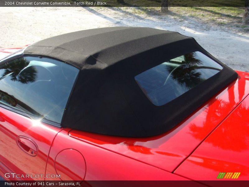Torch Red / Black 2004 Chevrolet Corvette Convertible