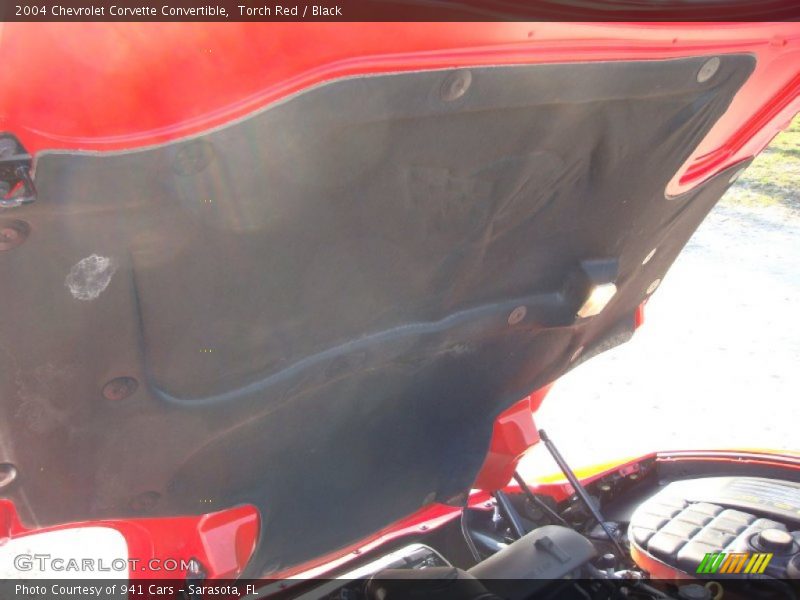 Torch Red / Black 2004 Chevrolet Corvette Convertible