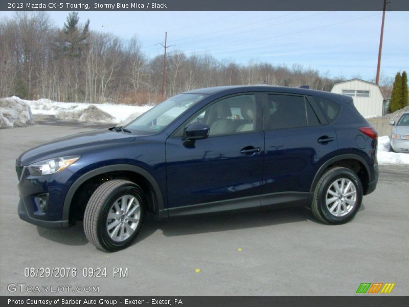 Stormy Blue Mica / Black 2013 Mazda CX-5 Touring