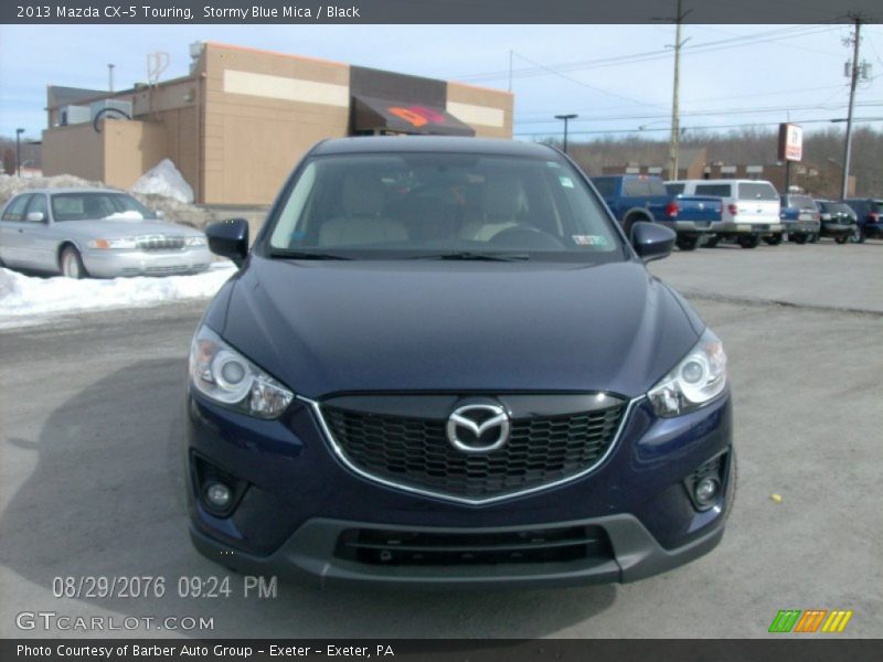 Stormy Blue Mica / Black 2013 Mazda CX-5 Touring