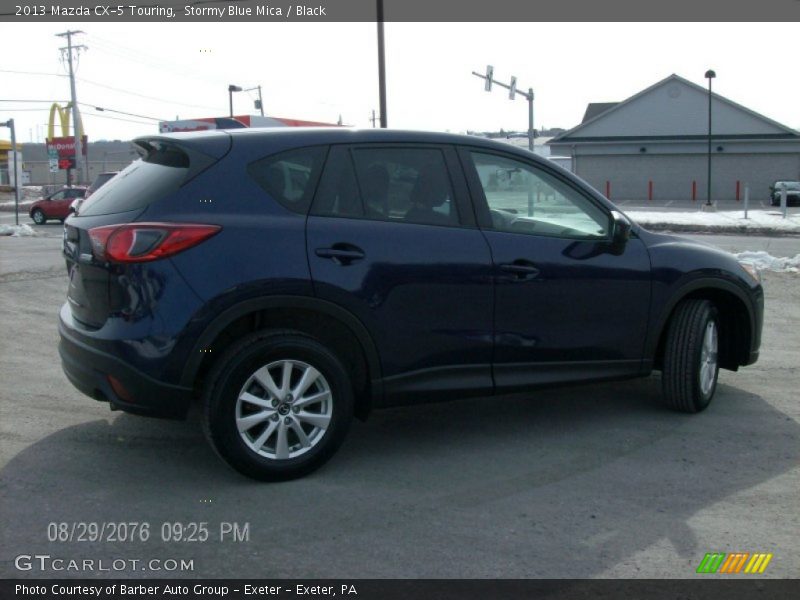 Stormy Blue Mica / Black 2013 Mazda CX-5 Touring
