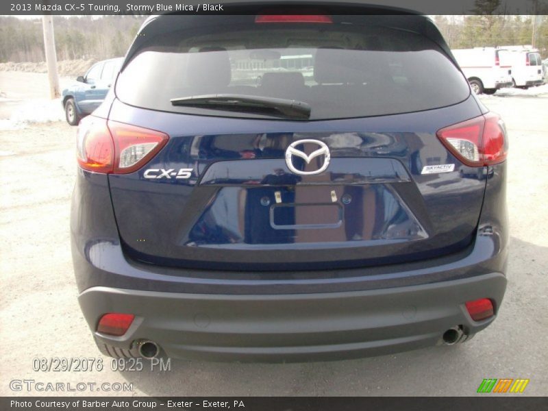 Stormy Blue Mica / Black 2013 Mazda CX-5 Touring