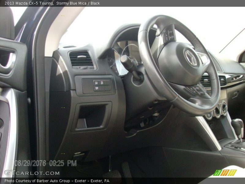 Stormy Blue Mica / Black 2013 Mazda CX-5 Touring