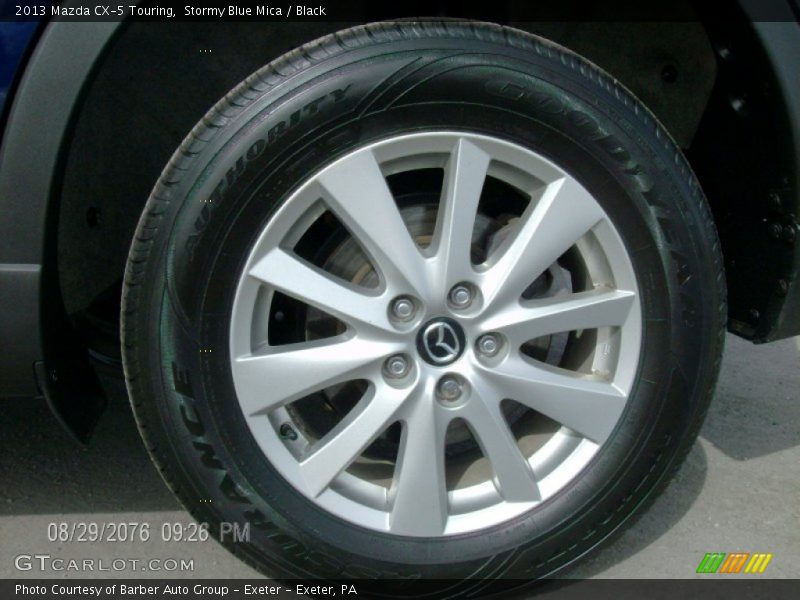 Stormy Blue Mica / Black 2013 Mazda CX-5 Touring